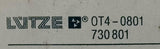Lutze OT4-0801 730801 Solid State Relay 24VDC