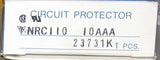 NEW IDEC IZUMI 10 AMP CIRCUIT BREAKER 250 VAC  MAX  MODEL NRC110