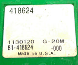 Lot of 4 New Greenleaf Carbide Inserts 81-418624 G-20M