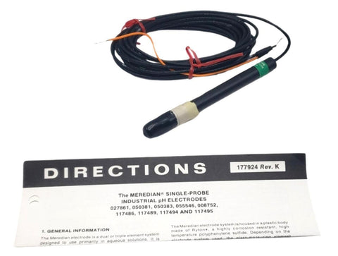 Leeds & Northrup Meredian 177924 Single-Probe Industrial pH Electrode 117849