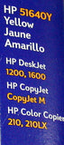 2 NEW HEWLETT PACKARD PRINTER CARTRIDGES MODEL 51640Y