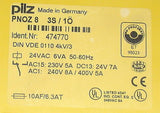 NEW PILZ E-STOP SAFETY RELAY 24 VAC MODEL PNOZ83S10