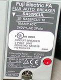 NEW FUJI ELECTRIC CIRCUIT BREAKER 1O AMP MODEL SA52RCUL