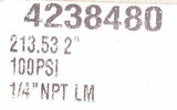 NEW INDUSTROZONE TECHNOLOGIES GAUGE MODEL 4238480  (2 AVAILABLE)