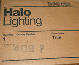 8 NEW HALO LIGHTING TRIM ASSEMBLIES 12V   MODEL 409 P
