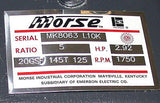 NEW MORSE GEARBOX MODEL 5: 1 RATIO 2.92 HP 20GSF145T125