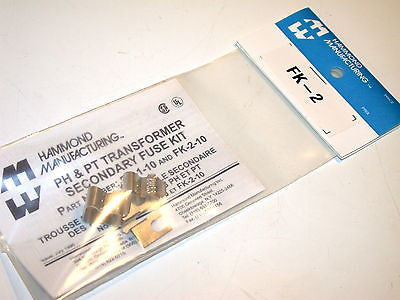 UP TO 30 HAMMOND Transformer Secondary Fuse Kits FK-2 FREE SHIPPING