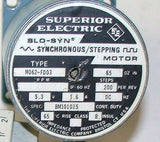 SUPERIOR ELECTRIC SLO-SYN STEPPER MOTOR 1.6 AMP MODEL M062-FD03 (2 AVAILABLE)