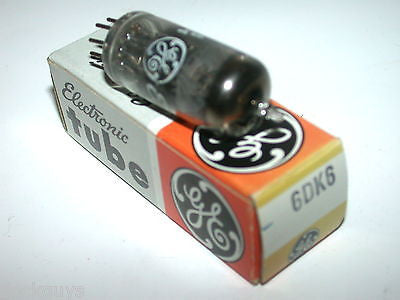 BRAND NEW IN BOX GENERAL ELECTRIC GE ELECTRONIC TUBE 6DK6 (5 AVAILABLE)