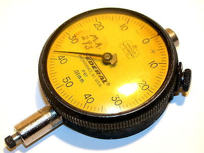 FEDERAL DIAL .01MM INDICATOR MODEL P6I FREE SHIPPING
