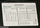 NEW SIEMENS CONTROL RELAY 22.5 AMP 24 VDC COIL MODEL 3TB4217-0B