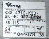 NEW VERSA SOLENOID VALVE 24 VDC MODEL KSG-4312-K30-6K-HC