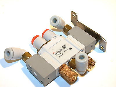 UP TO 3 SMC 5 PORT AIR OPERATED VALVES SYA3220-N3