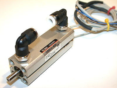 UP TO 2 SMC COMPACT 1 3/4" AIR PNEUMATIC CYLINDER  CDQSB12-45DC FREE SHIPPING