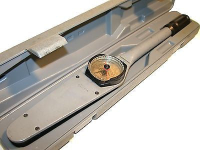 STURTEVANT RICHMONT 250 FT. LBS. DIAL 1/2" DR TORQUE WRENCH MD250 -FREE SHIPPING