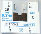 NEW CUTLER-HAMMER 3 POLE CONTACTOR 12 AMP MODEL CE15CN3