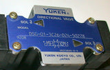 NEW YUKEN HYDRAULIC DIRECTIONAL VALVE MODEL DSG013C26D