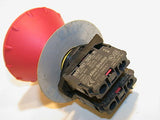UP TO 4 ALLEN BRADLEY EMERGENCY STOP PUSH BUTTON 800FP-MT64