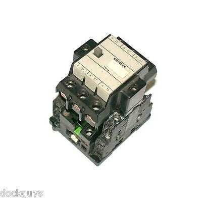 SIEMENS 3-POLE MOTOR STARTER  RELAY 45 AMP MODEL 3TB4417-0A