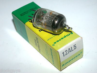 BRAND NEW IN BOX AMPEREX ELECTRONIC TUBE 12AL5 (10 AVAILABLE)