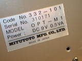 MITUTOYO 332 SERIES OPTOEYE M1 IMAGE SENSOR MODEL OPT-M1 CODE # 332-101