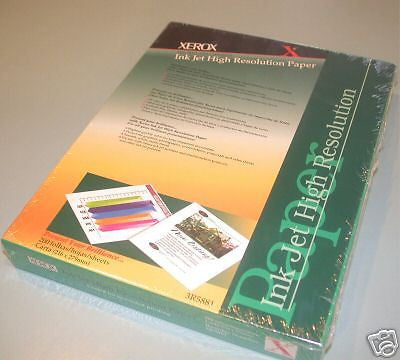 UP TO 12 NEW XEROX HIGH RESOLUTION INK JET PAPER 8.5" X 11"