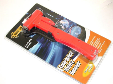 NEW SUPEREX EMERGENCY SAFETY HAMMER/FLASHLIGHT/SEATBELT CUTTER 21-919